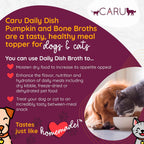 Veterinarian formulated human grade chicken broth for pets close up label details