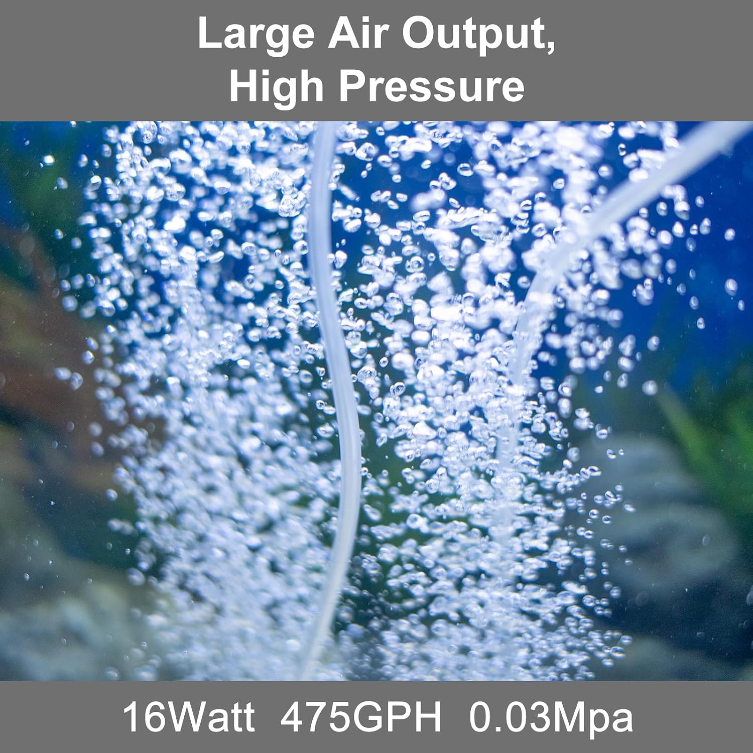AquaMiracle quiet air pump vibration relieving feet