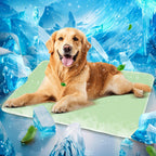 Mora Pets Dog Cooling Mat Instant Self Cooling Pad for Dogs & Cats Breathable Washable Summer Pet Cool Mat Indoor Outdoor, Puppy Cold Blanket for Floor Crate Car Travel Use Medium 36'' x 27'' Blue - Image 14