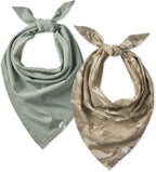 Pet Passion organic dog bandana in sage green