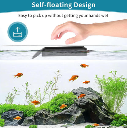 Ergonomic black handle grip of the hygger magnetic fish tank cleaner tool