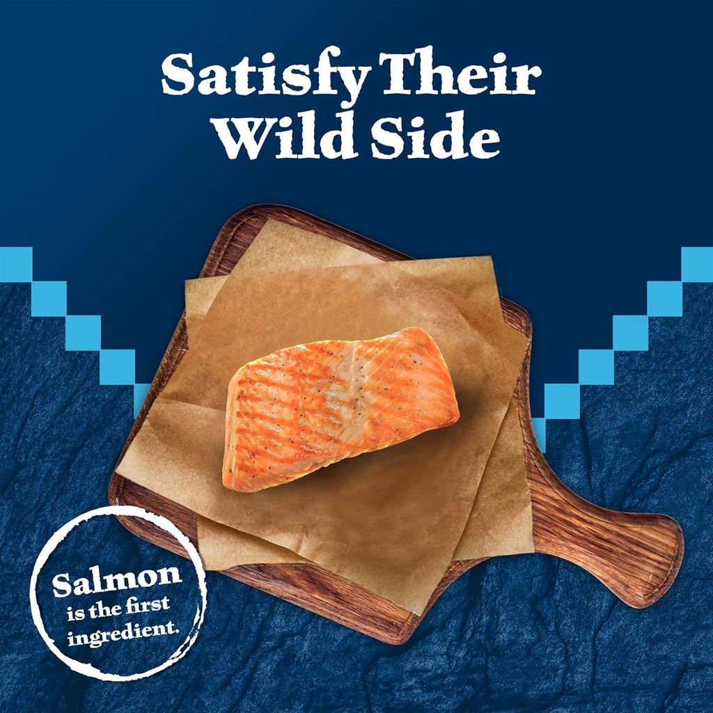 Blue Buffalo Wilderness salmon flavor cat treats texture showcase