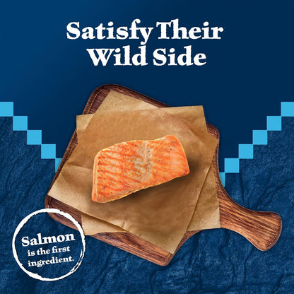 Blue Buffalo oven baked crunchy cat snacks for adult cats side view