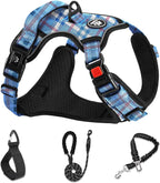 NESTROAD No Pull Dog Harness,Adjustable Oxford Medium Dog Harness with Leash,Reflective No-Choke Pet Vest Harness with Easy Control Soft Handle for Small Medium Large Dogs(M,Pink) - Image 11