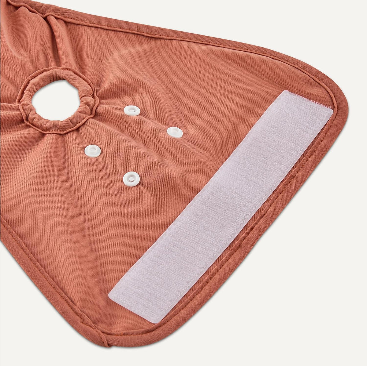 Multi layered leak proof core dog diaper for female heat cycles side profile