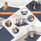 Rlinjyh floor protection mat shown in an indoor living space