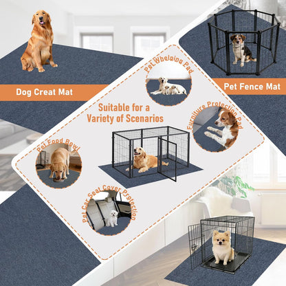 Rlinjyh floor protection mat shown in an indoor living space