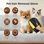 Sibkuy electrostatic cat hair remover glove back mesh view