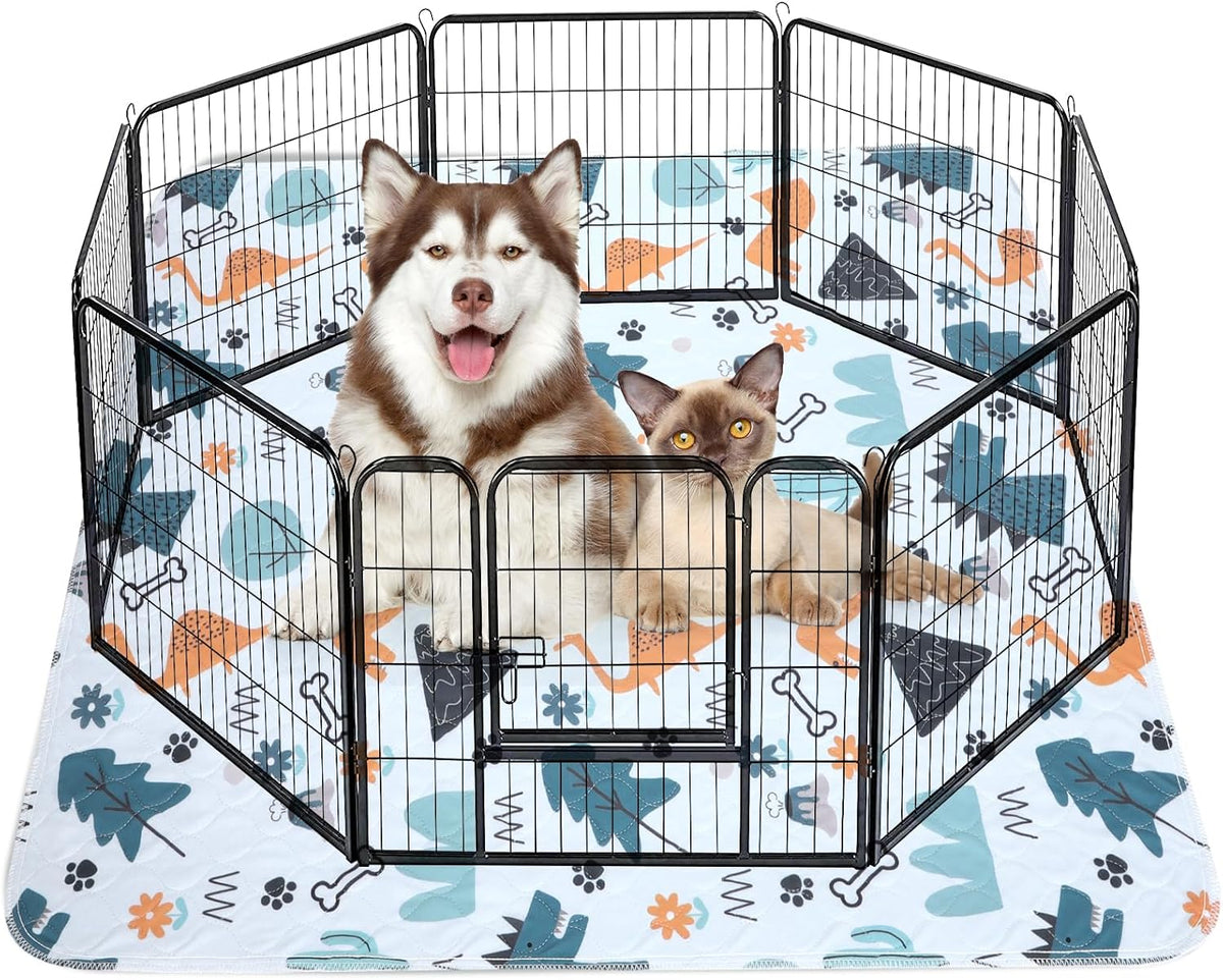Washable Pee Pads for Dogs, 2 Pack Large 36"x41" Super Absorbent Reusable Dog Training Pads, 100% Waterproof Non-Slip Puppy Whelping Dog Playpen Indoor Pads Mat Pet Supplies - Image 14