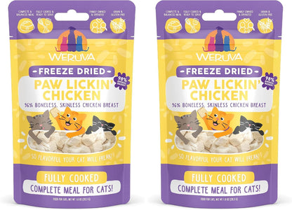 Weruva Cat Freeze Dried, Paw Lickin' Chicken with Chicken Breast, 1oz Bag - Image 15
