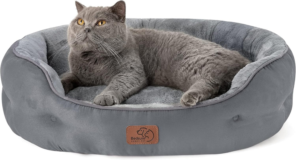 Bedsure Dog Beds for Small Dogs - Round Cat Beds for Indoor Cats, Washable Pet Bed for Puppy and Kitten with Slip-Resistant Bottom, 20 Inches, Camel - Image 15