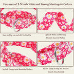 ONEFOJOJO military grade adjustable martingale collar side profile