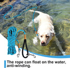 Lynxking 30ft dog tracking line laid out for outdoor recall training