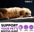 Yuma's dog sleep aid ingredients and benefits label