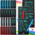 Zhehao 24 pack LCD mini writing tablet set front view