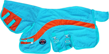 Challenger 640 Denier poly nylon mesh fabric texture detail for breathable equine wear