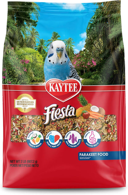 Kaytee Fiesta Parakeet Food, Nutritious and Fun Blend, Supports Skin, Feather, Digestion, Brain and Heart Health, 4.5 pounds - Image 13