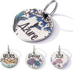 Colorful Dog Tags Personalized, Engraved Dog Tags with Colored Printing for Pets, Customizable Cat Collar Holder Tag (Cactus) - Image 10