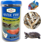 Amzey natural river fish treat commercial display