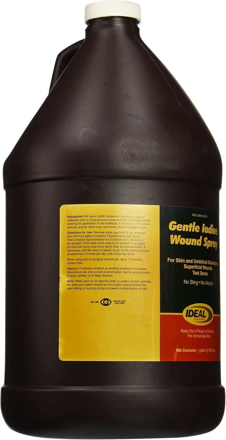 Neogen livestock wound spray bulk jug packaging angle view