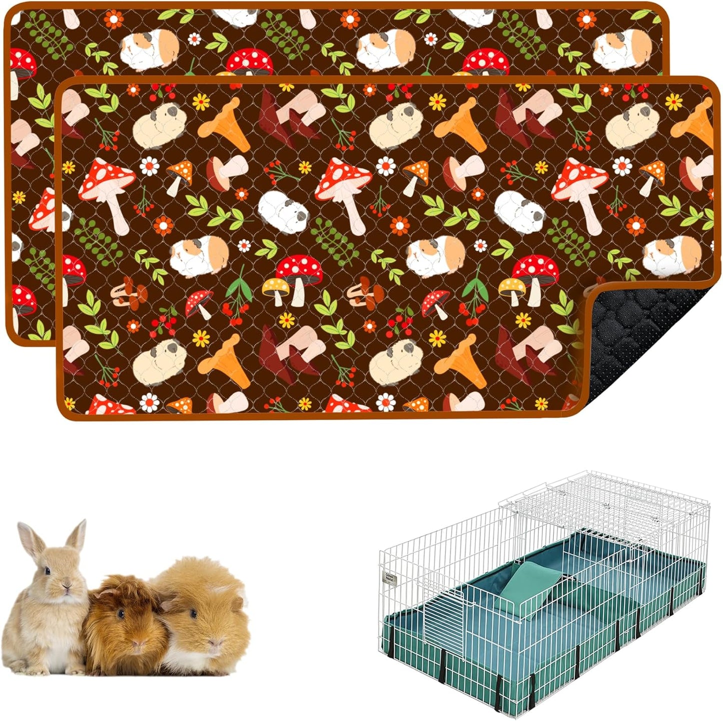 Cimiycob guinea pig cage liners front view