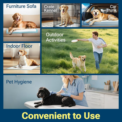 Clean Spaces five layer moisture locking technology visual representation on pet mat