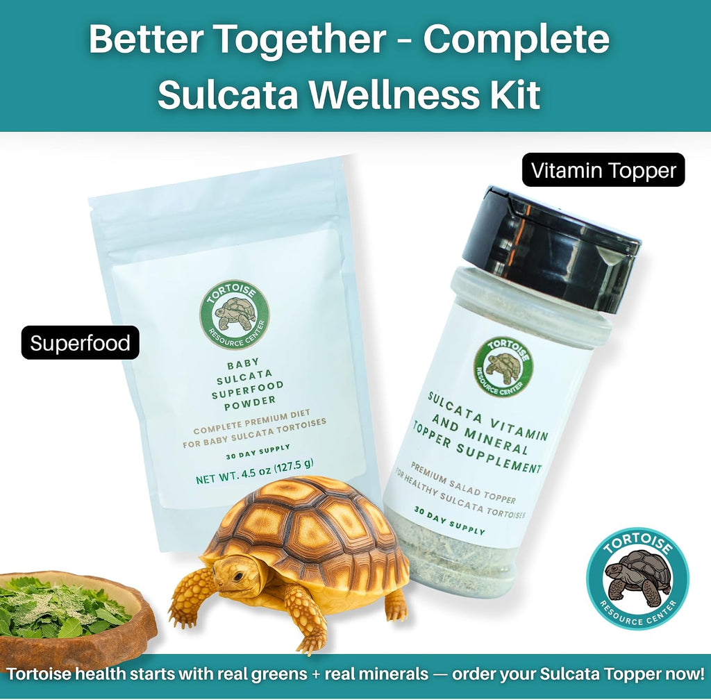Sulcata Tortoise Calcium & Multivitamin Powder - Herpetologist Formulated Vitamin and Mineral Powder for Reptiles with High Fiber - 30 Day Supply in Shaker Bottle for Tortoise Lovers! - Image 9