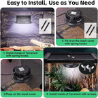 Hygger Zoo adjustable brightness reptile lamp control pad close up