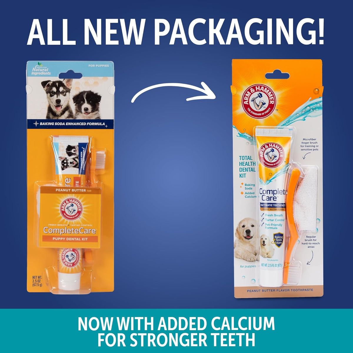 Arm and Hammer enzymatic toothpaste 2.5 Ounce tube with peanut butter flavor