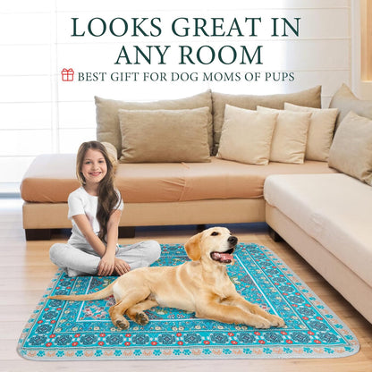 Reusable pet pad used as a protective crate liner