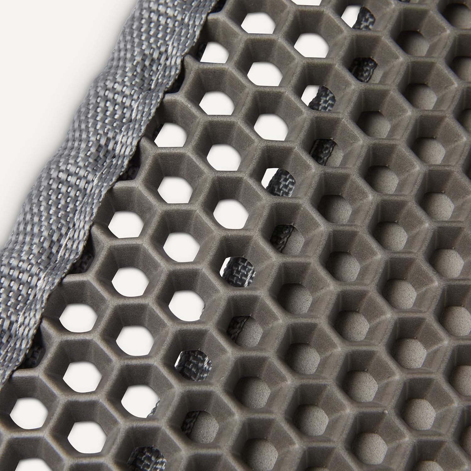 Top view of the premium dual layer sifting mechanism for scatter control