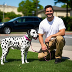 Tiffpaws traffic lead close control handle design for strong dogs