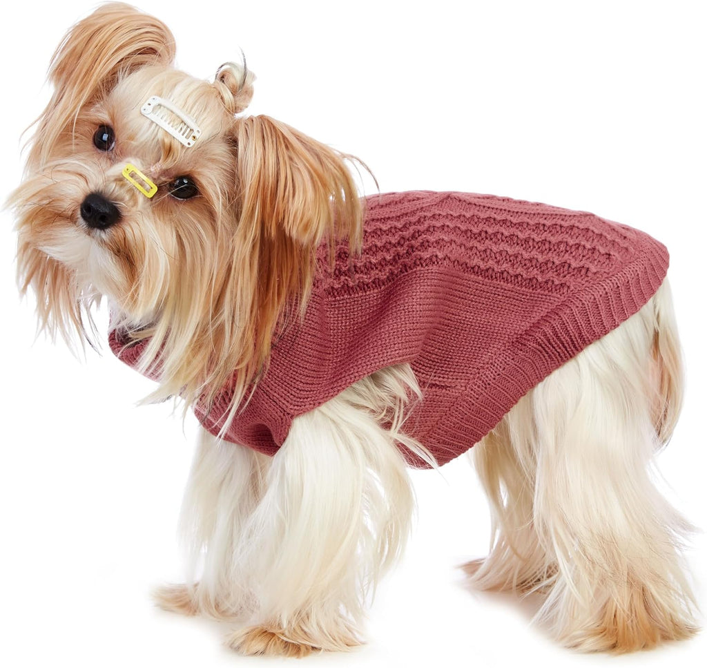 Back view of the Jnancun imported cat pullover highlighting the full body coverage and warmth