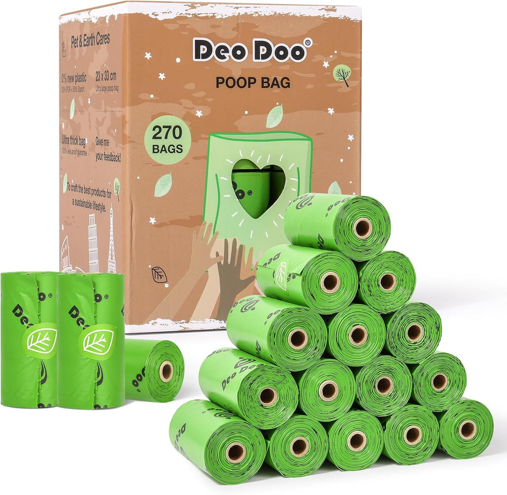 Dog Poop Bags with Handles Large Size 20 Rolls 240 Counts Big Sizes Leak Proof and Extra Thick Waste Bags Refill Rolls for Walking Medium Large Dogs Cats Litter Unscented - Image 11