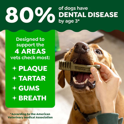Close up of Greenies Aging Care dental treat texture