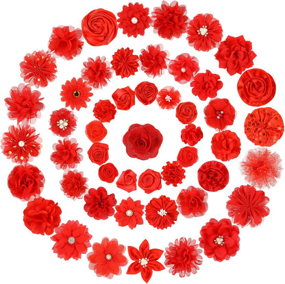 USA imported Hoteam pink dog collar flower charms in fifty distinct styles