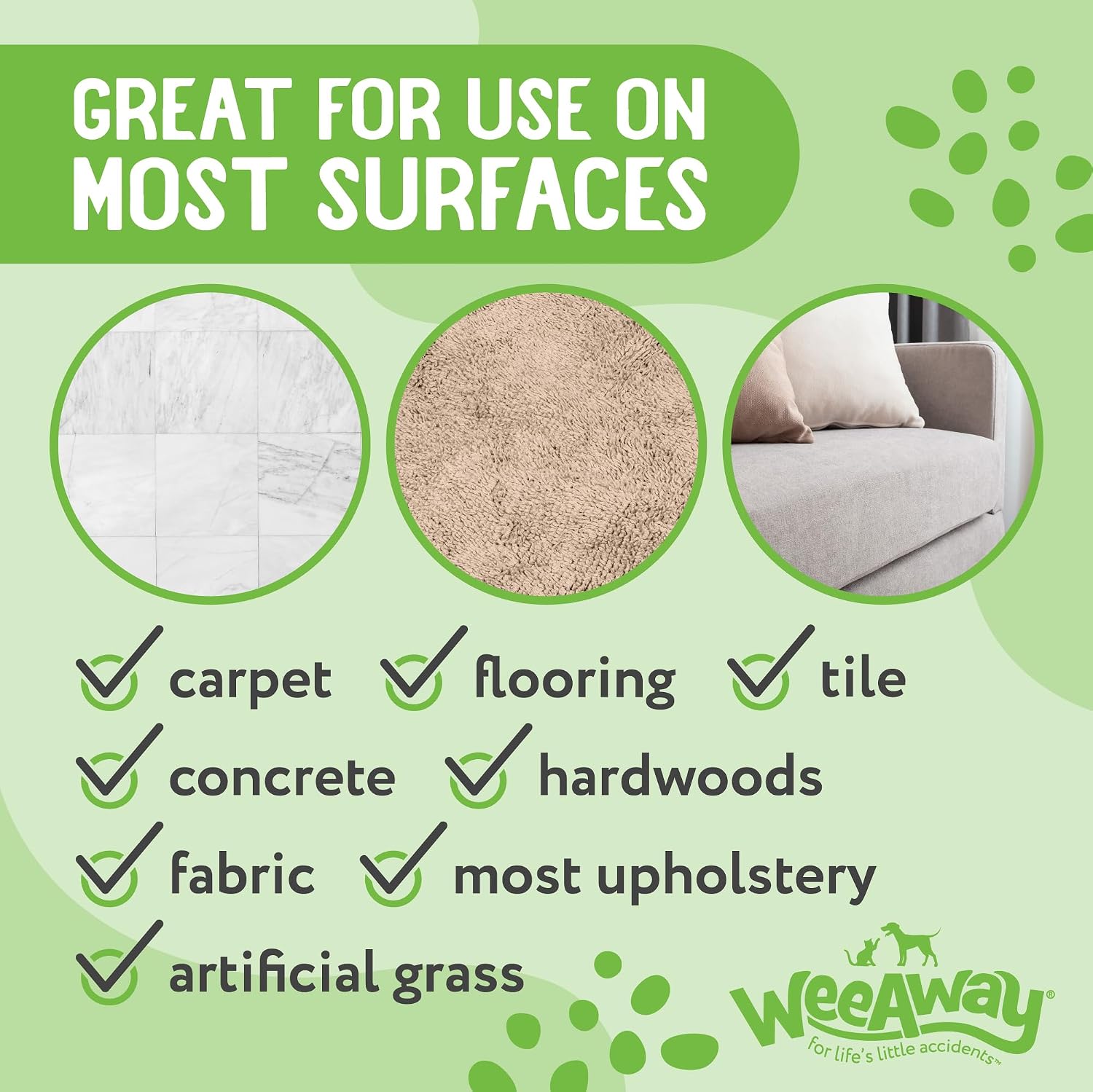 Wee Away X2 non-toxic pet urine cleaner for household surfaces