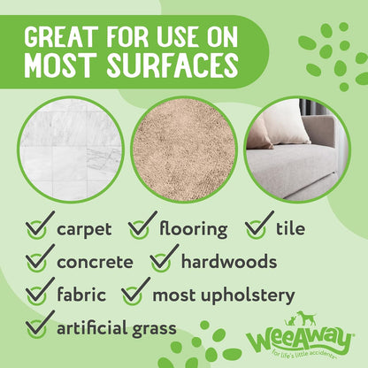 Wee Away X2 non-toxic pet urine cleaner for household surfaces