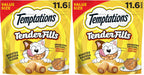 Temptations Tender Fills Crunchy and Soft Adult Cat Treats, Festive Feast Roasted Chicken Flavor, 11.6 oz. Pouch - Image 9