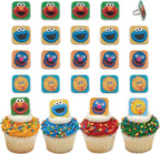 DecoPac Sesame Street cupcake rings front view set of 24