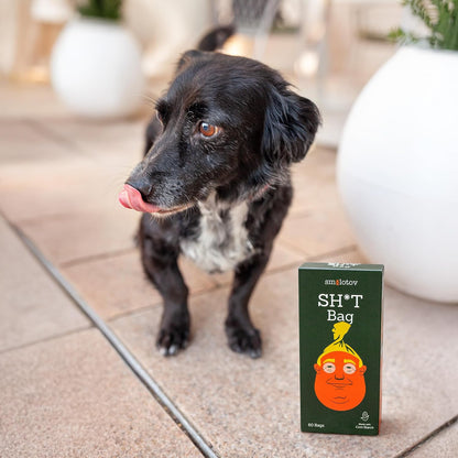 Biodegradable plant based pet waste bags roll assembly