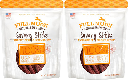 Full Moon All Natural Human Grade Dog Treats, Essential Beef Savory Sticks, 22 Ounce, 1.375 Pound (Pack of 1) - Image 11