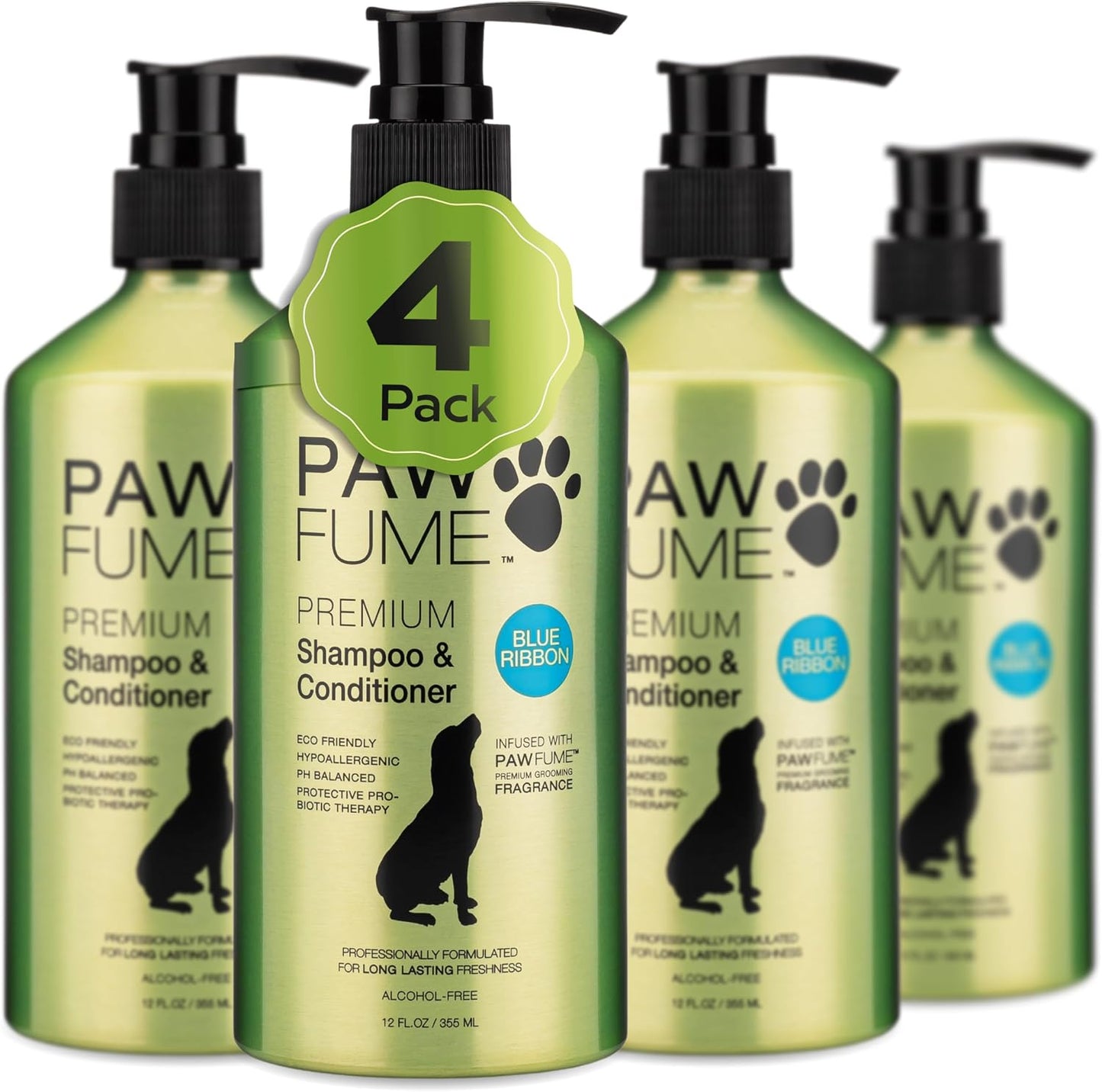 PAWFUME Deshedding Dog Shampoo and Conditioner, Show Dog, 1-Pack - Nourish & Detangle for Silky Soft Coat - Probiotic, Deep-Cleaning, pH-Balanced Formula - Salon-Quality Shampoo for Dogs - Image 13