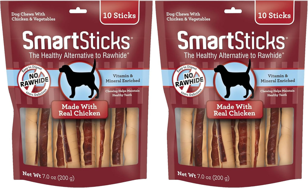 SmartBones SmartSticks, Treat Your Dog to a Rawhide-Free Chew Made With Real Chicken and Vegetables, 10 sticks - Image 11