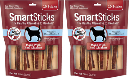 SmartBones SmartSticks, Treat Your Dog to a Rawhide-Free Chew Made With Real Chicken and Vegetables, 10 sticks - Image 11