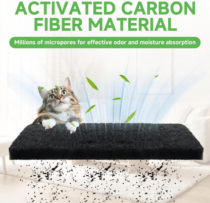 Premium automatic litter box carbon insert package contents