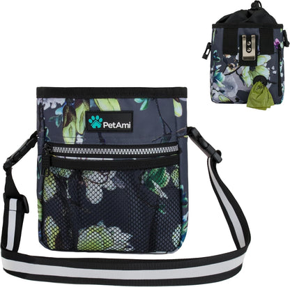 PetAmi Dog Treat Pouch, Pet Treat Pouch for Training, Dog Walking Bag Holder for Kibbles, Pet Food Toy, Dog Trainer Essentials Supplies, Poop Bag Dispenser, 3 Ways to Wear (Purple) - Image 14