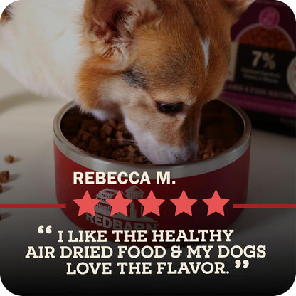 Redbarn Powerfood Air Dried Dog Food - 95% Beef & Beef Organs - High Protein Grain-Free Non-GMO Premium Dry Full Feed or Topper Made in USA with Omega 3 Salmon Oil Flaxseed - 2lb - Image 11
