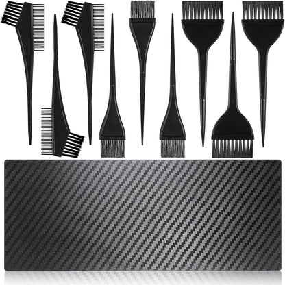 Avnish 10 piece hair dye brush kit professional applicator set