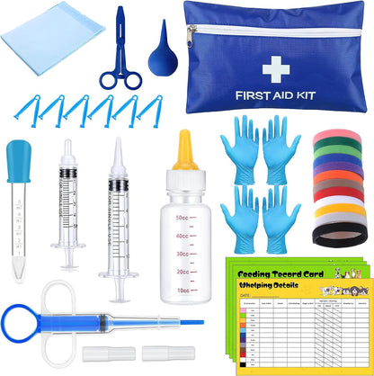 URMYONLY whelping supplies kit front view with complete pet birthing tools